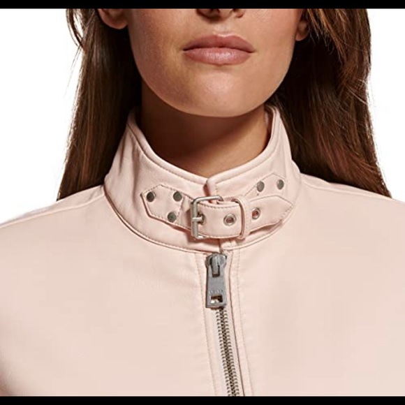 Levi's Women's Faux Leather Motocross Racer Jacket - Picture 5 of 5